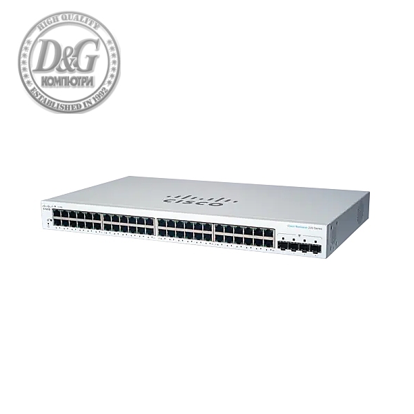 Cisco CBS220 Smart 48-port GE, 4x1G SFP