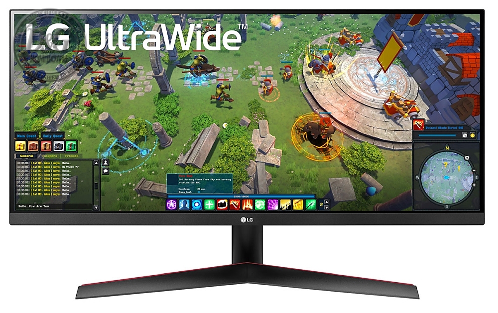 LG 29WP60G-B, 29" UltraWide Full HD, IPS Panel, 1ms MBR, 1000:1, 250 cd/m?, 21:9, 2560 x 1080, HDR 10, sRGB 99%, FreeSync, Reader Mode, 75Hz, USB Type-C, HDMI, DP, Tilt, Headphone Out, Black