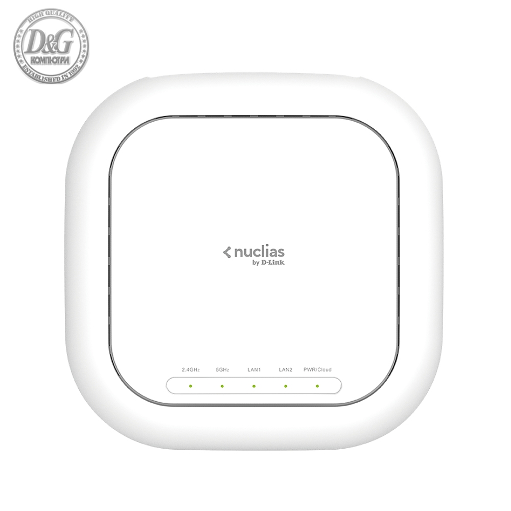 D-Link Nuclias Wireless AX3600 Cloud Managed Access Point (with 1 Year License)