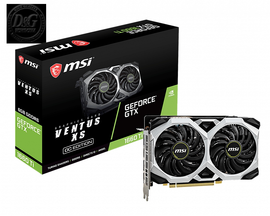 MSI GTX1660TI VENTUS XS 6G OC