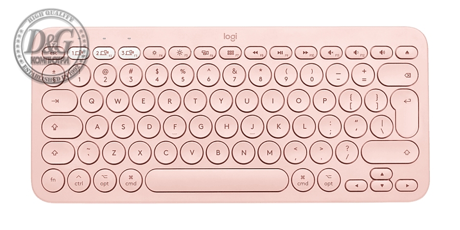 Logitech K380 for Mac Multi-Device Bluetooth Keyboard - US Intl - Rose