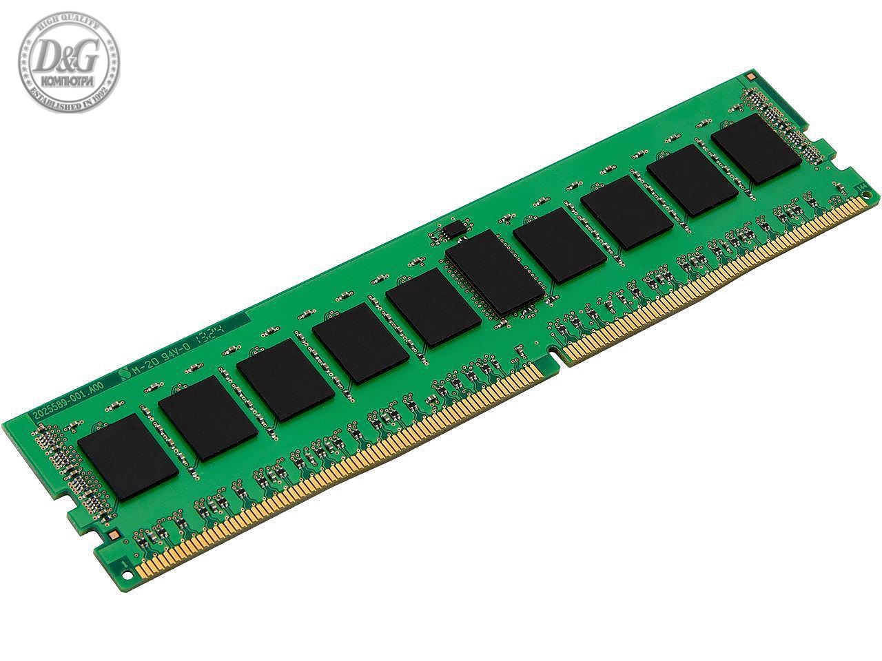 Памет Kingston 16GB DDR4 PC4-25600 3200MHz CL22 KVR32N22S8/16