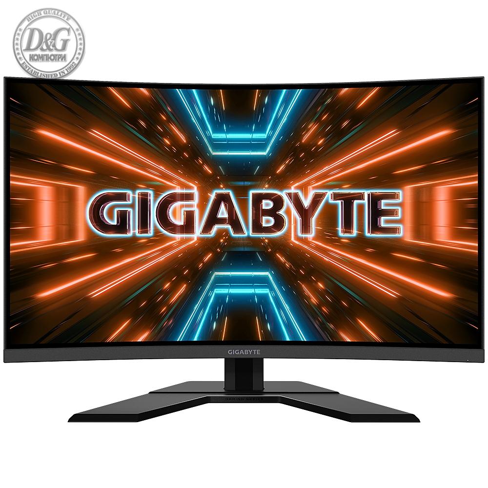 Геймърски Монитор Gigabyte G32QC, 31.5&quot; VA QHD, Curved 1500R, 165Hz, 1ms