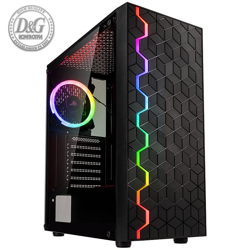 Кутия Kolink Inspire К8 АRGB TG, Mid-tower