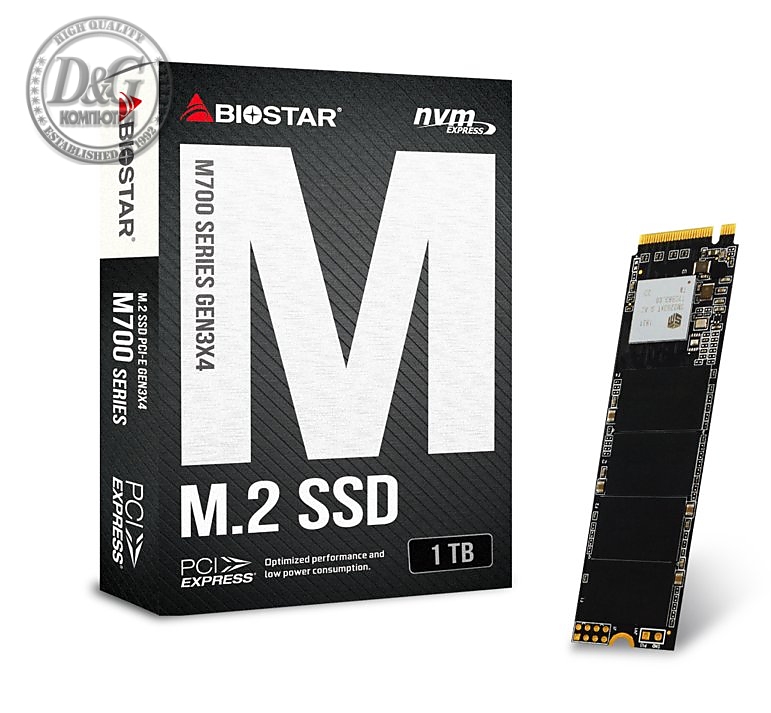 Biostar диск SSD 1TB M.2 PCI Express - M700-1TB