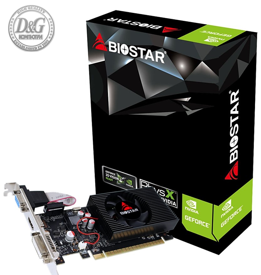 Biostar видеокарта VGA  GT730 4GB DDR3 - VN7313TH41