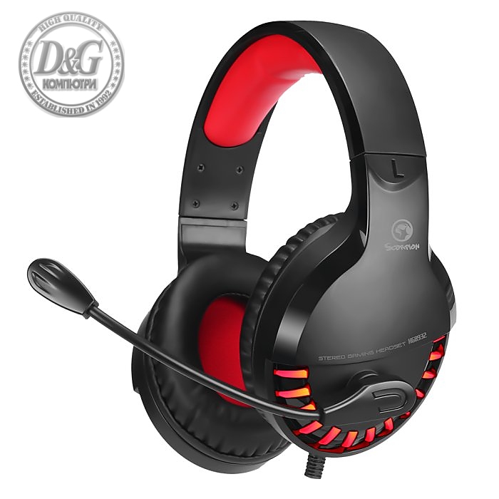 Marvo геймърски слушалки Gaming Headphones HG8932 - 50mm, 2 x 3.5mm jack