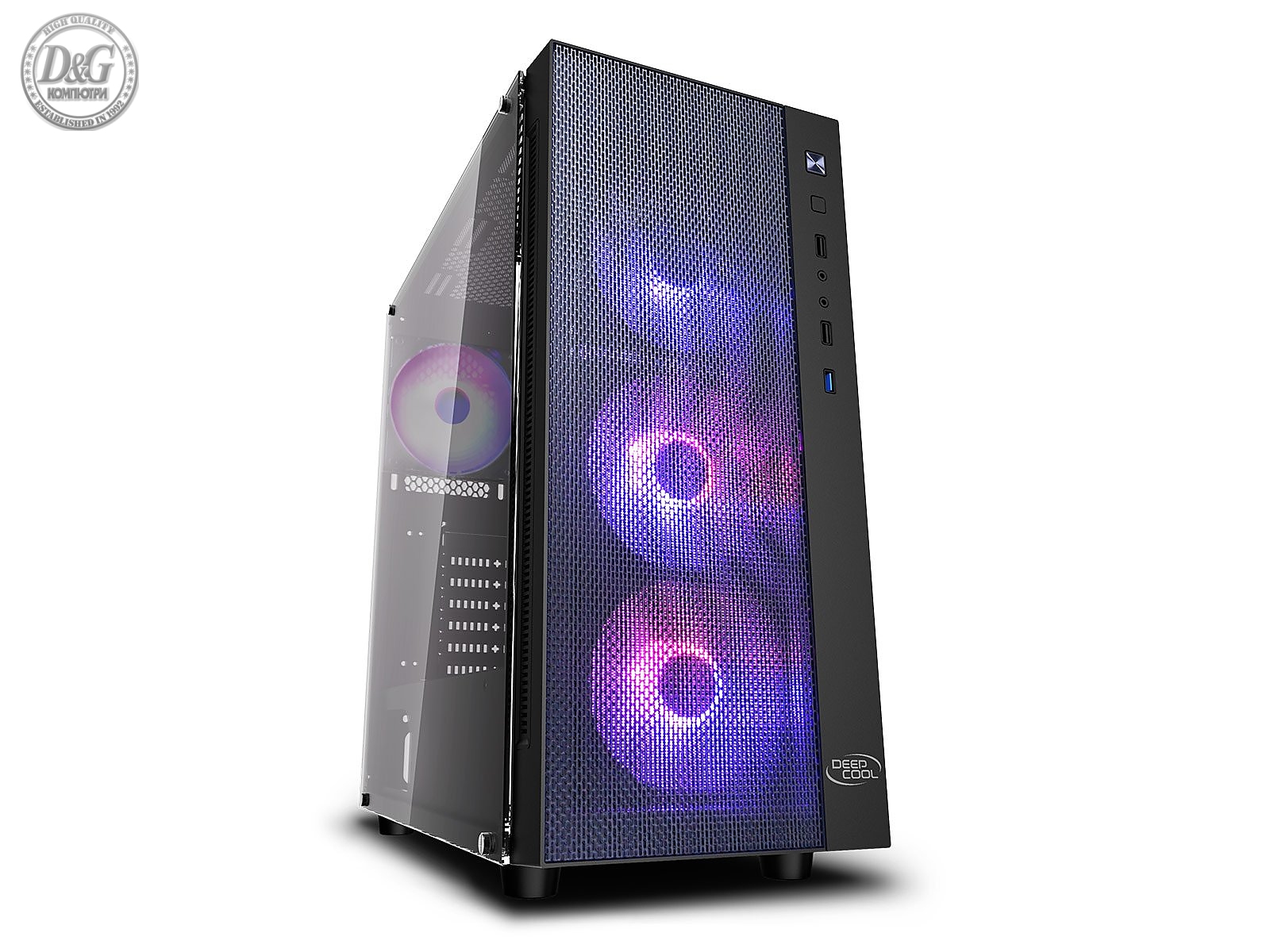 DeepCool кутия Case EATX MATREXX 55 MESH ADD-RGB 4F