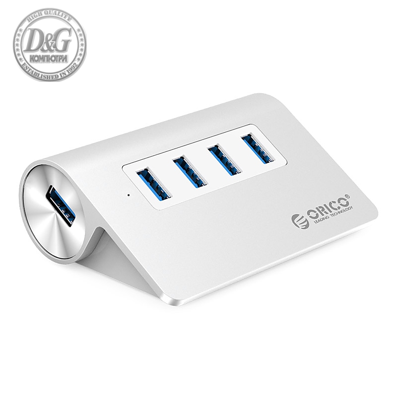 Orico хъб USB3.0 HUB 4 port Aluminium - M3H4