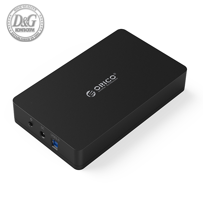 Orico кутия за диск Storage - Case - 3.5 inch USB3.0 UASP black - 3569S3