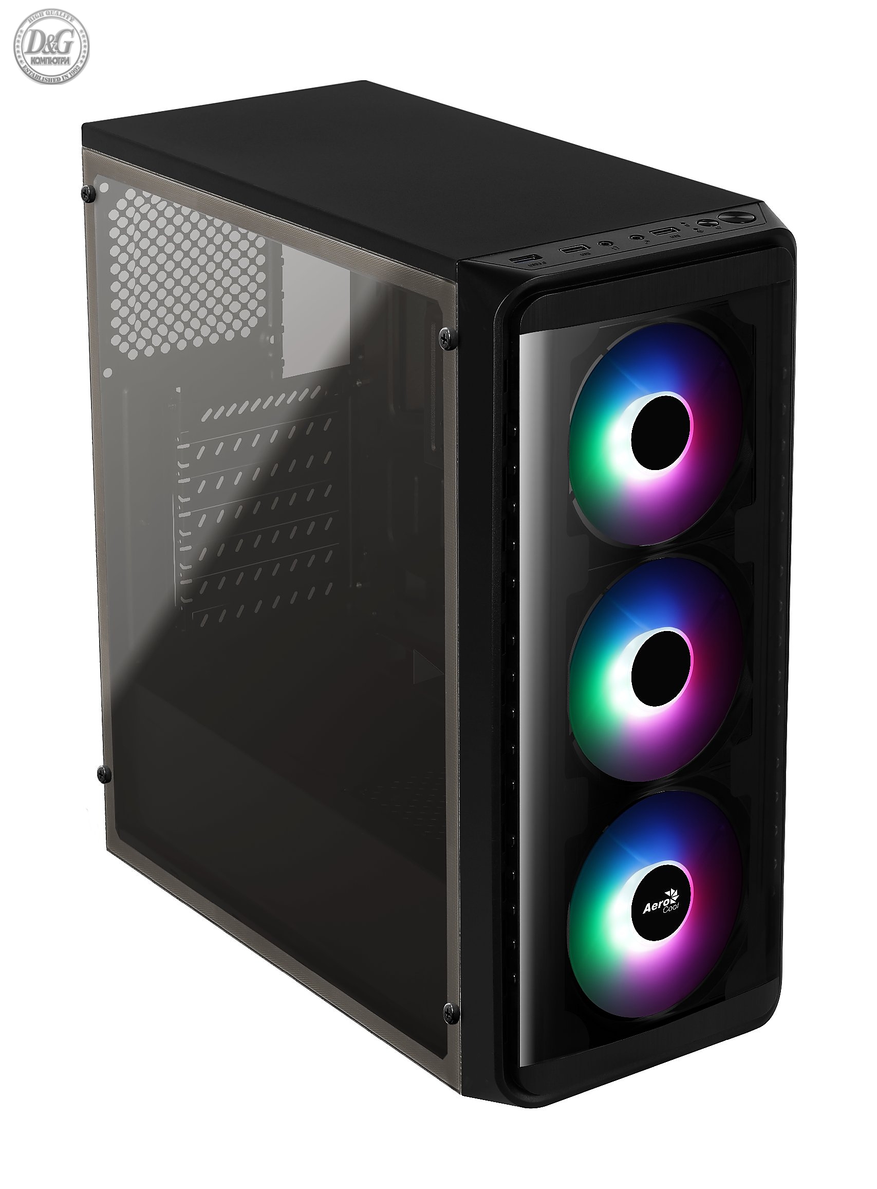 AeroCool кутия Case ATX - SI-5200 Frost - RGB - ACCM-SI04132.11