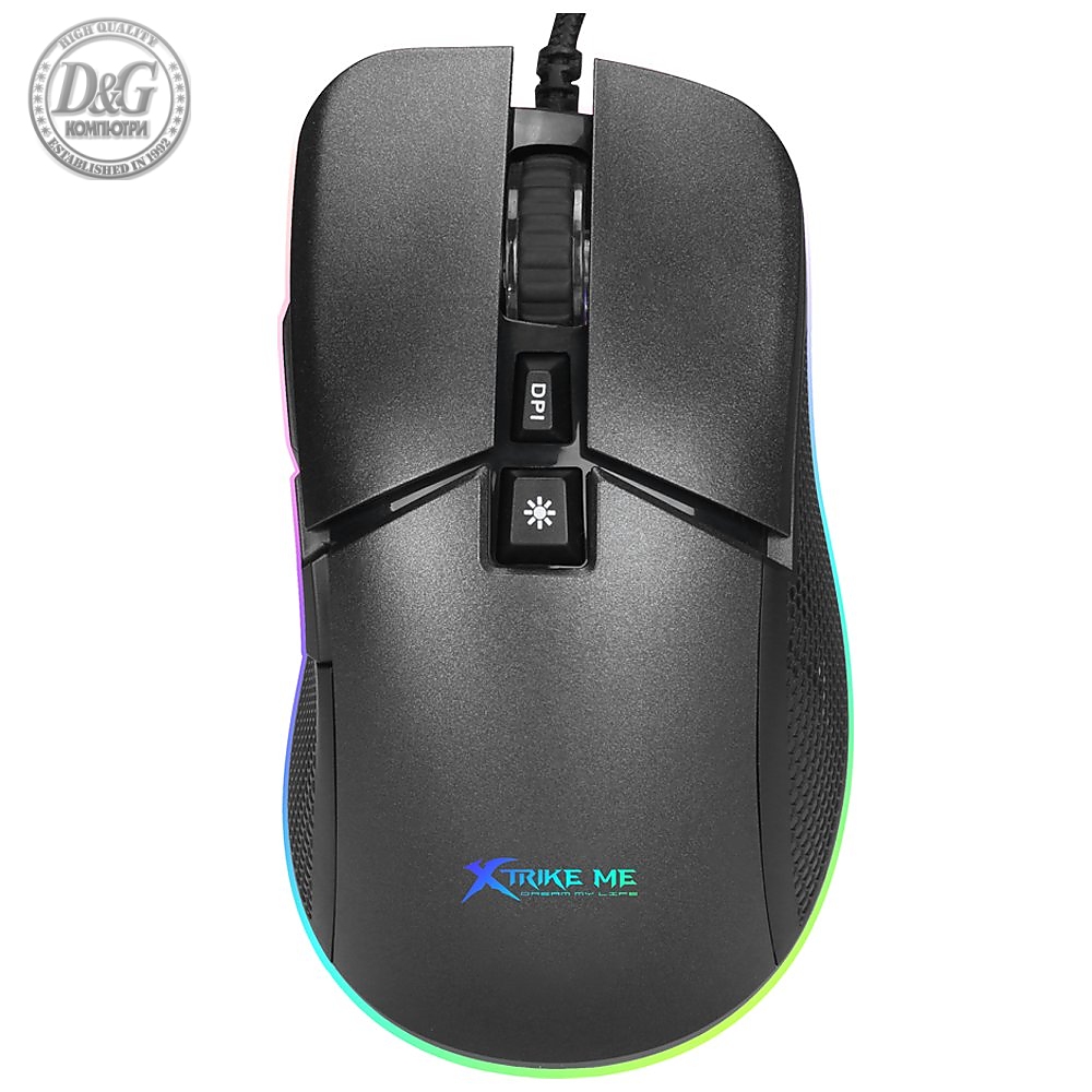 Xtrike ME геймърска мишка Gaming Mouse GM-310 - 6400dpi, RGB, programmable