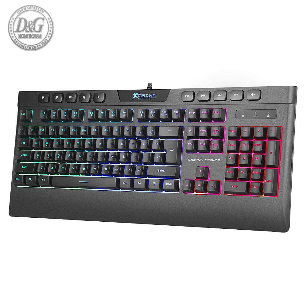 Xtrike ME геймърска клавиатура Gaming Keyboard KB-508 - Backlight