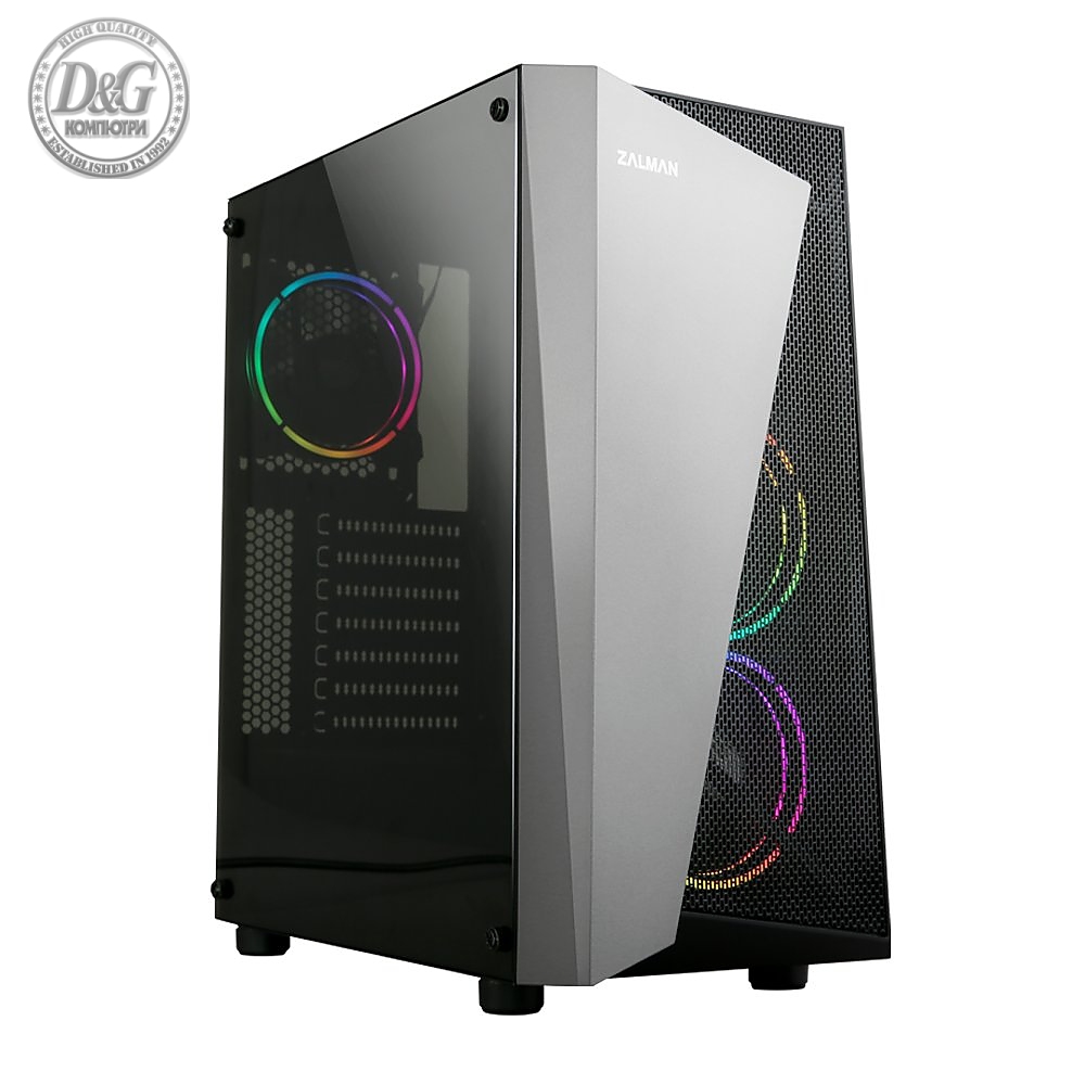 Zalman кутия Case ATX - S4 PLUS RGB - ZM-S4-PLUS