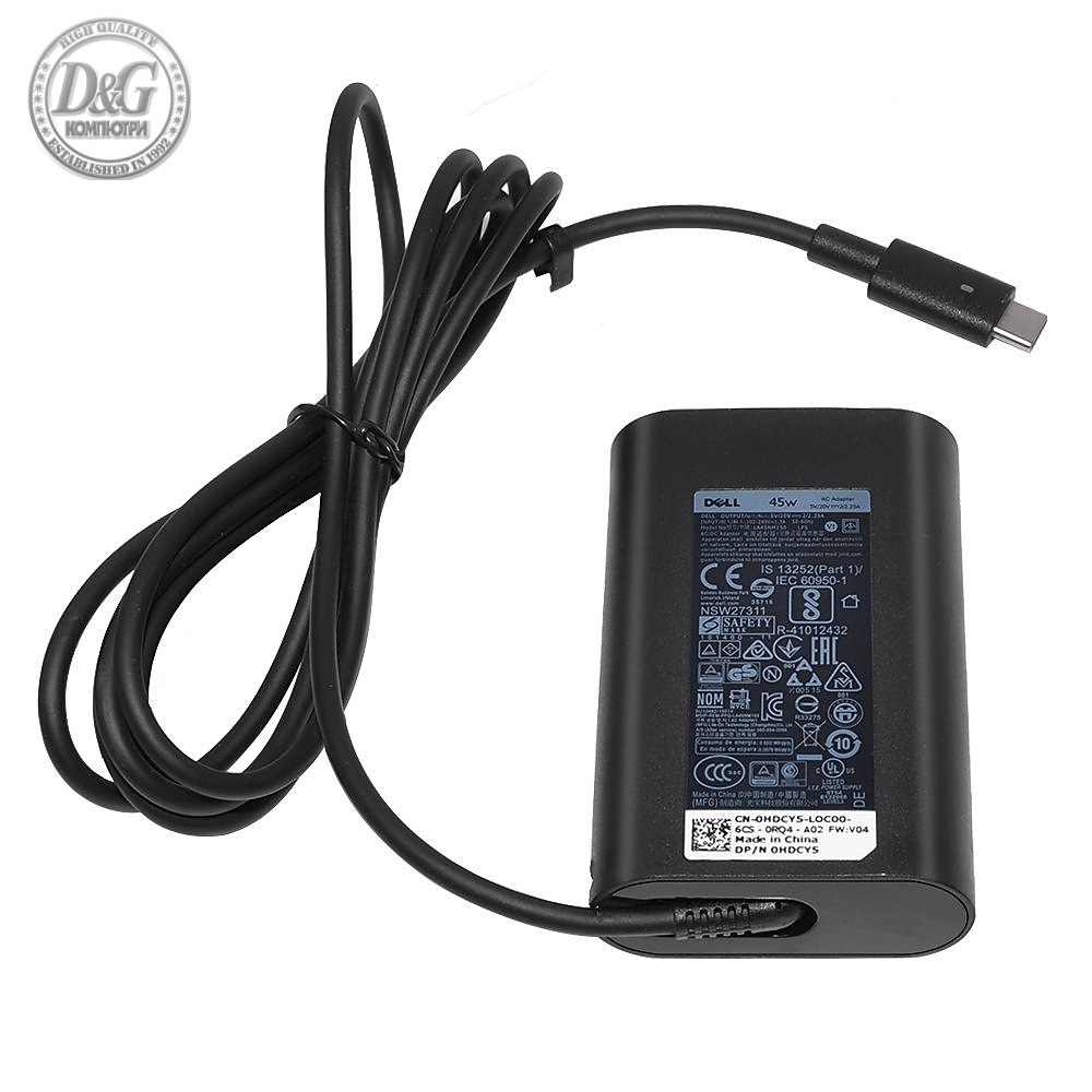 Makki оригинално зарядно за лаптоп Laptop Adapter Genuine DELL LA45NM150 - 45W Type-C - MAKKI-NA-DE-48