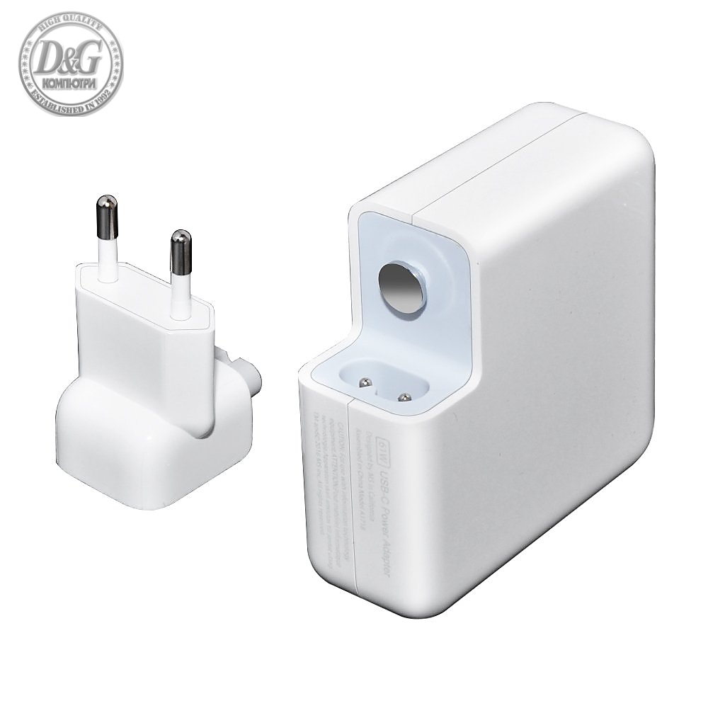 Makki зарядно за лаптоп заместител Laptop Adapter Apple - 61W TYPE-C With USB-C Cable - MAKKI-NA-AP-37