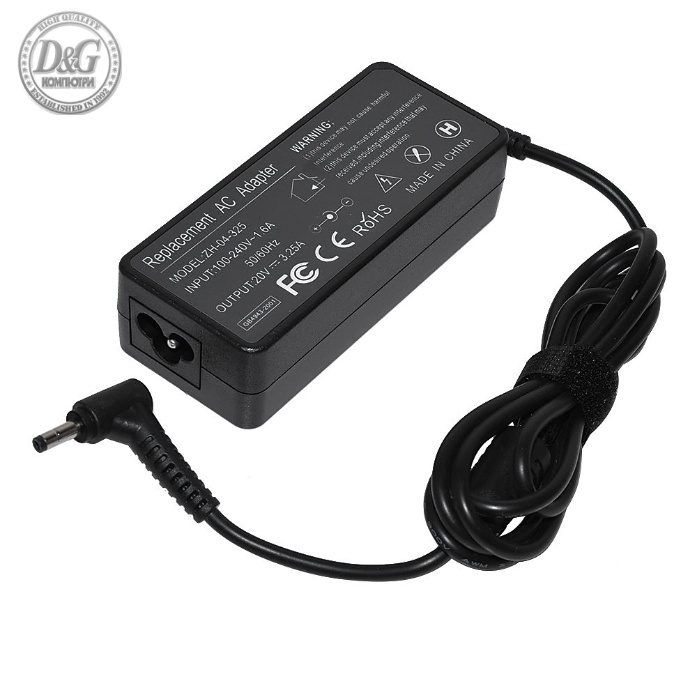 Makki зарядно за лаптоп заместител Laptop Adapter lenovo 20V 3.25A 65W 4.0x1.7mm bullet - MAKKI-NA-LE-23