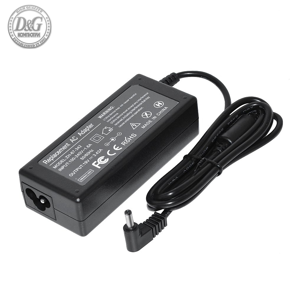 Makki зарядно за лаптоп заместител Laptop Adapter ASUS/ACER 19V 3.42A 65W 4.0x1.35mm - MAKKI-NA-AC-03