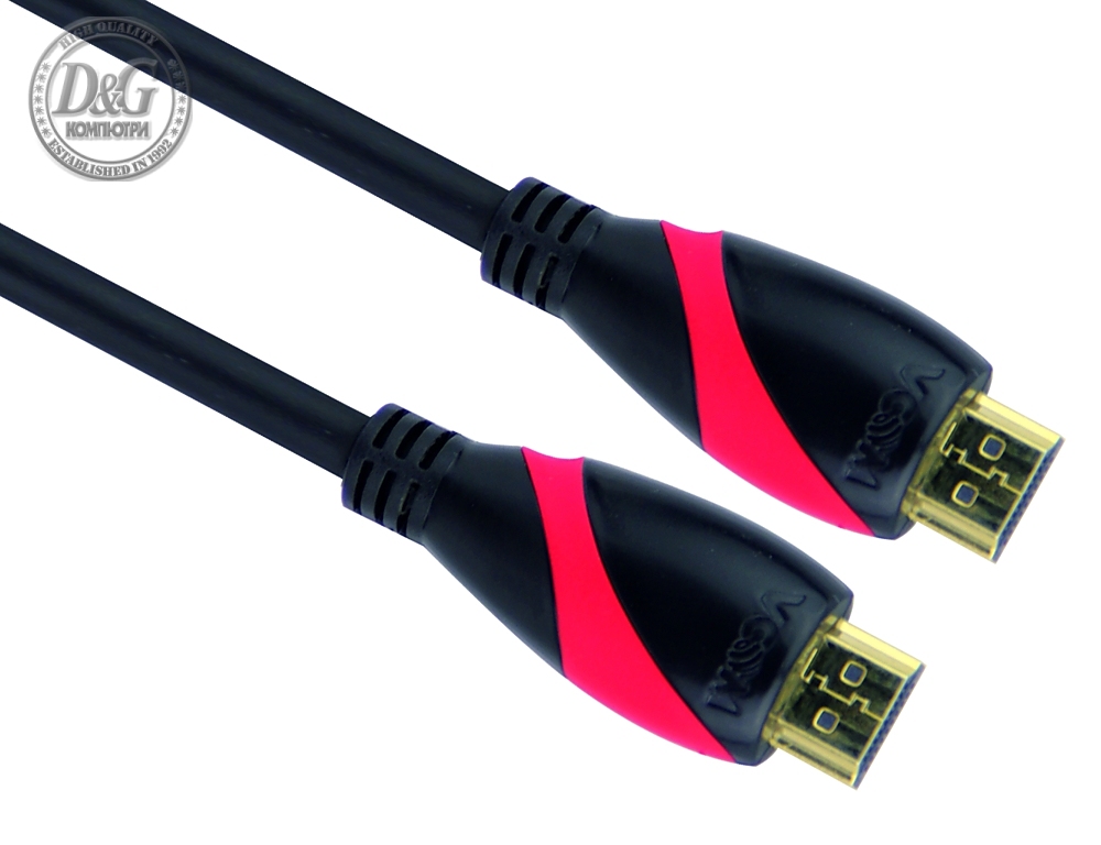 VCom Кабел HDMI v2.0 M / M 15m Ultra HD 4k2k/60p Gold - CG525-v2.0-15m