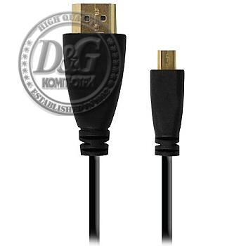 VCom кабел HDMI M / Micro HDMI M (type D) - CG588-1.8m