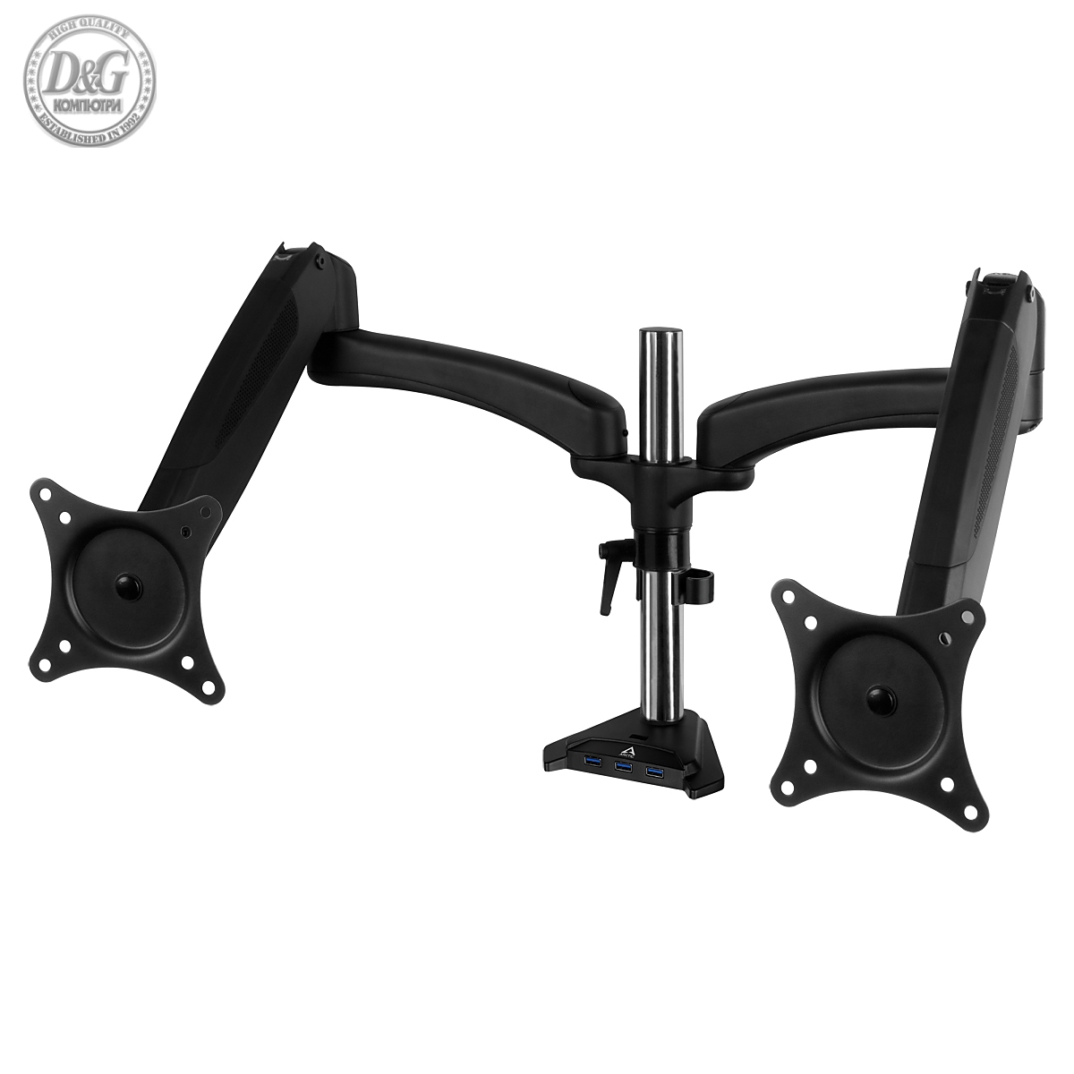 Arctic Стойка за монитор Desk Mount Dual Monitor Stand 4xUSB3.0 - Z2 3D - Gen3