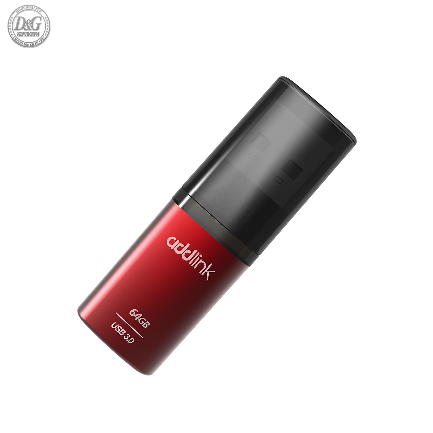 Addlink флашка Flash U55 64GB USB 3.0 Aluminium Red - ad64GBU55R3