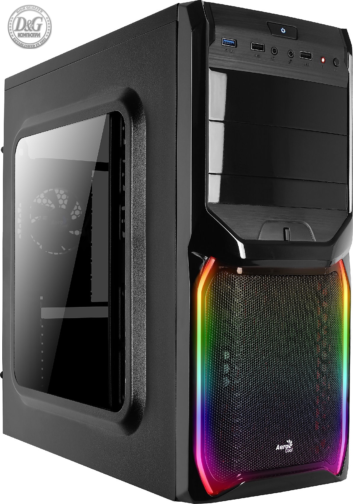 AeroCool кутия Case ATX - V3X RGB Window - ACCM-PV11011.11