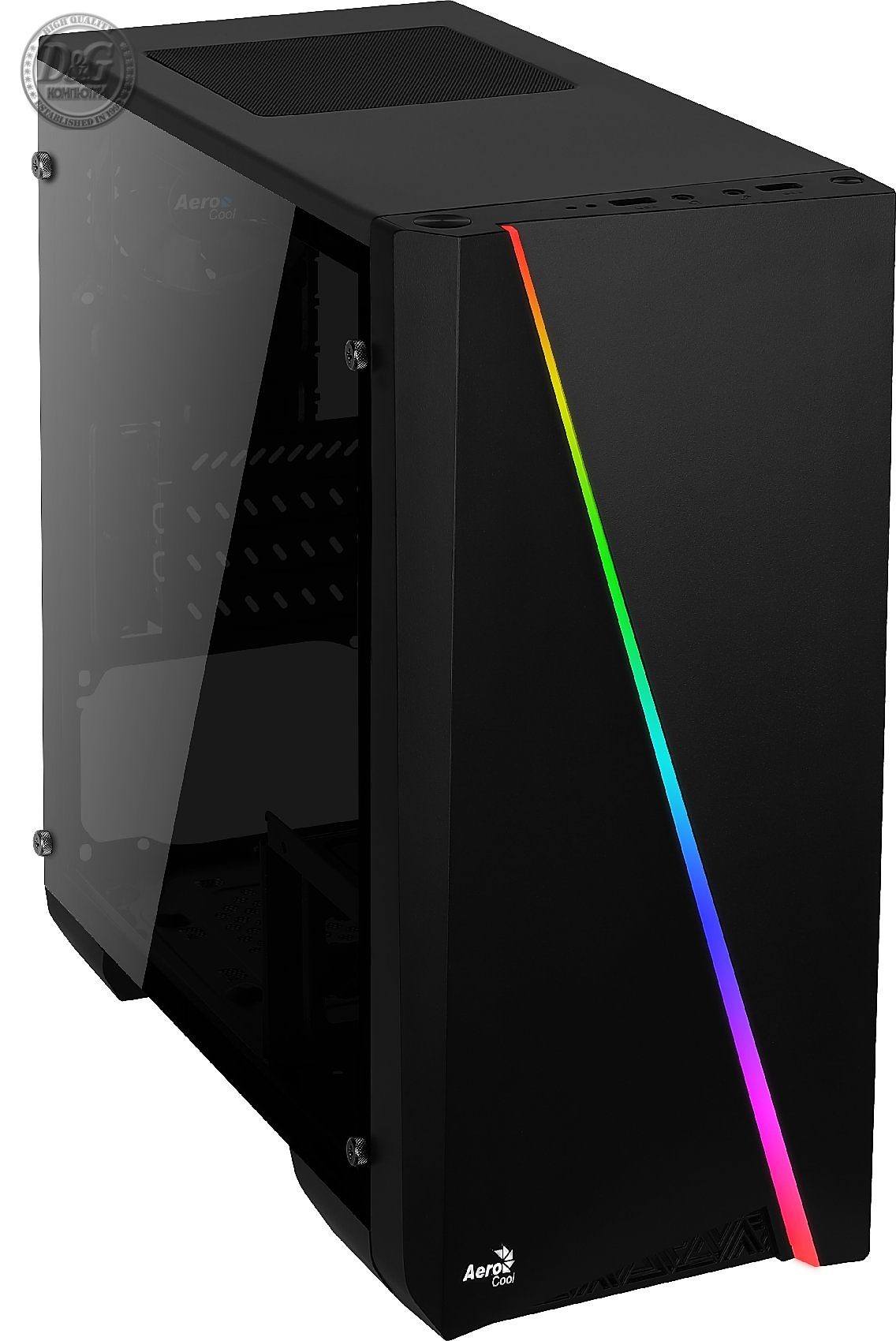 AeroCool кутия Case mATX - Cylon Mini BG - RGB, Tempered glass - ACCS-PV12013.11