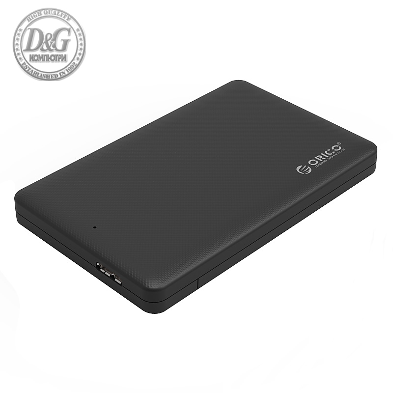 Orico външна кутия за диск Storage - Case - 2.5 inch USB3.0 black - 2577U3-BK