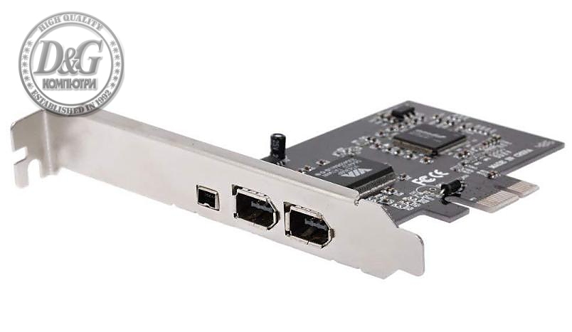 Makki PCI-E card to Firewire 1394a (3+1) ports