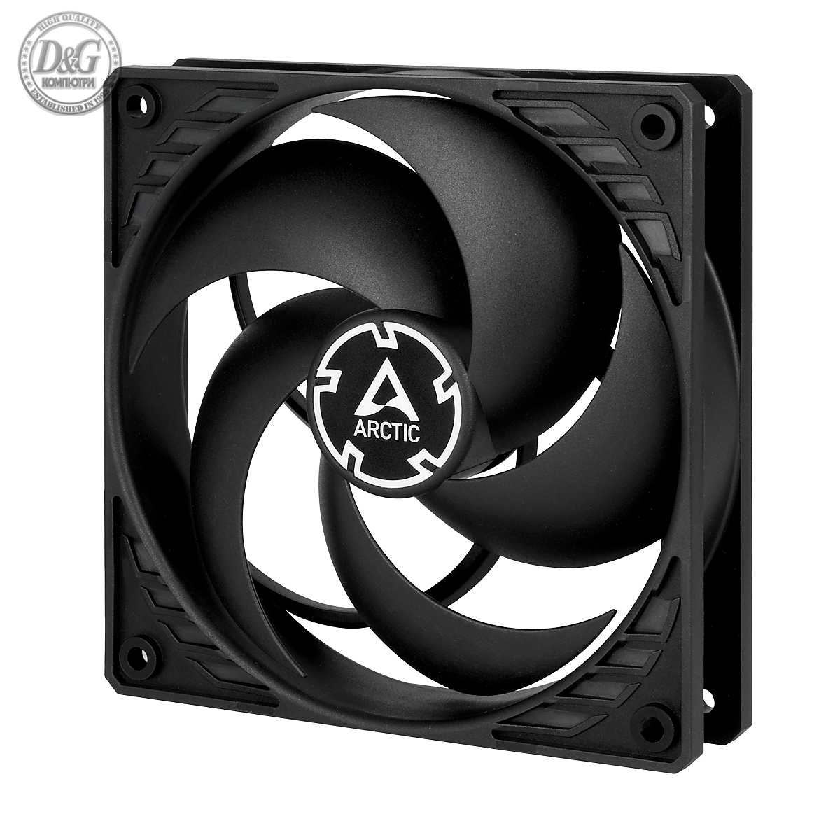 Arctic управляем вентилатор Fan 120mm P12 PWM - black/black 200-1800rpm - ACFAN00119A