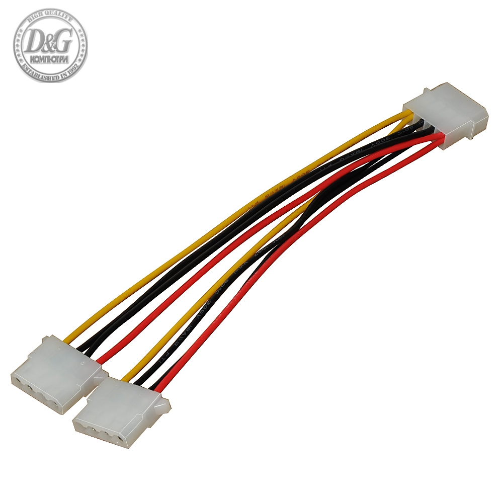 Makki Кабел Molex Power Splitter Y Cable - MAKKI-CE302-0.2m