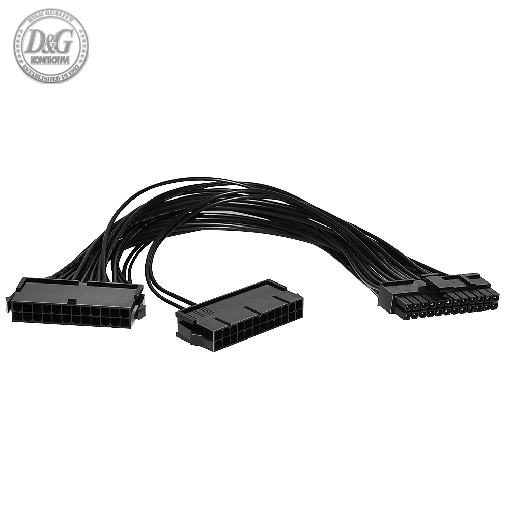 Makki Удължител Cable Extension 24 pin ATX 30cm - MAKKI-ATX24P-EXT-0.3m