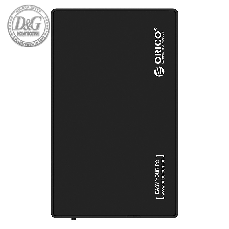 Orico кутия за диск Storage - Case - 3.5 inch USB3.0 UASP black - 3588US3