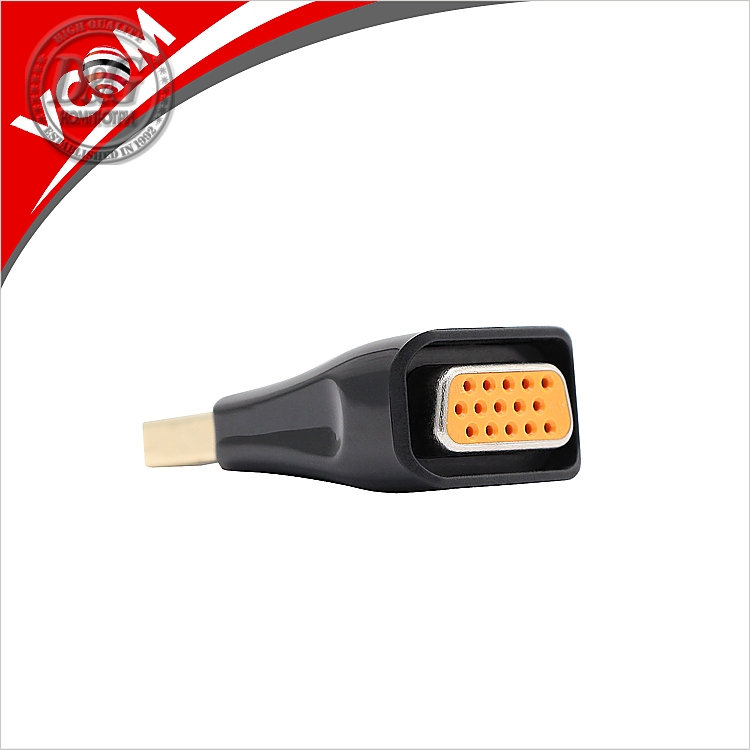 VCom адаптер Adapter DisplayPort DP M / VGA F Gold plated - CA333