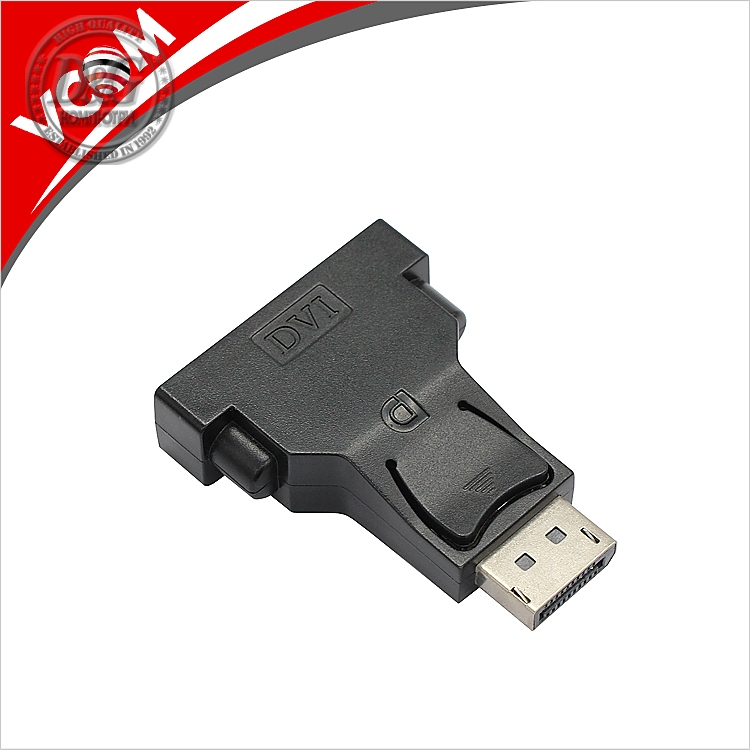 VCom адаптер Adapter DisplayPort DP M / DVI F 24+5 Gold plated - CA332