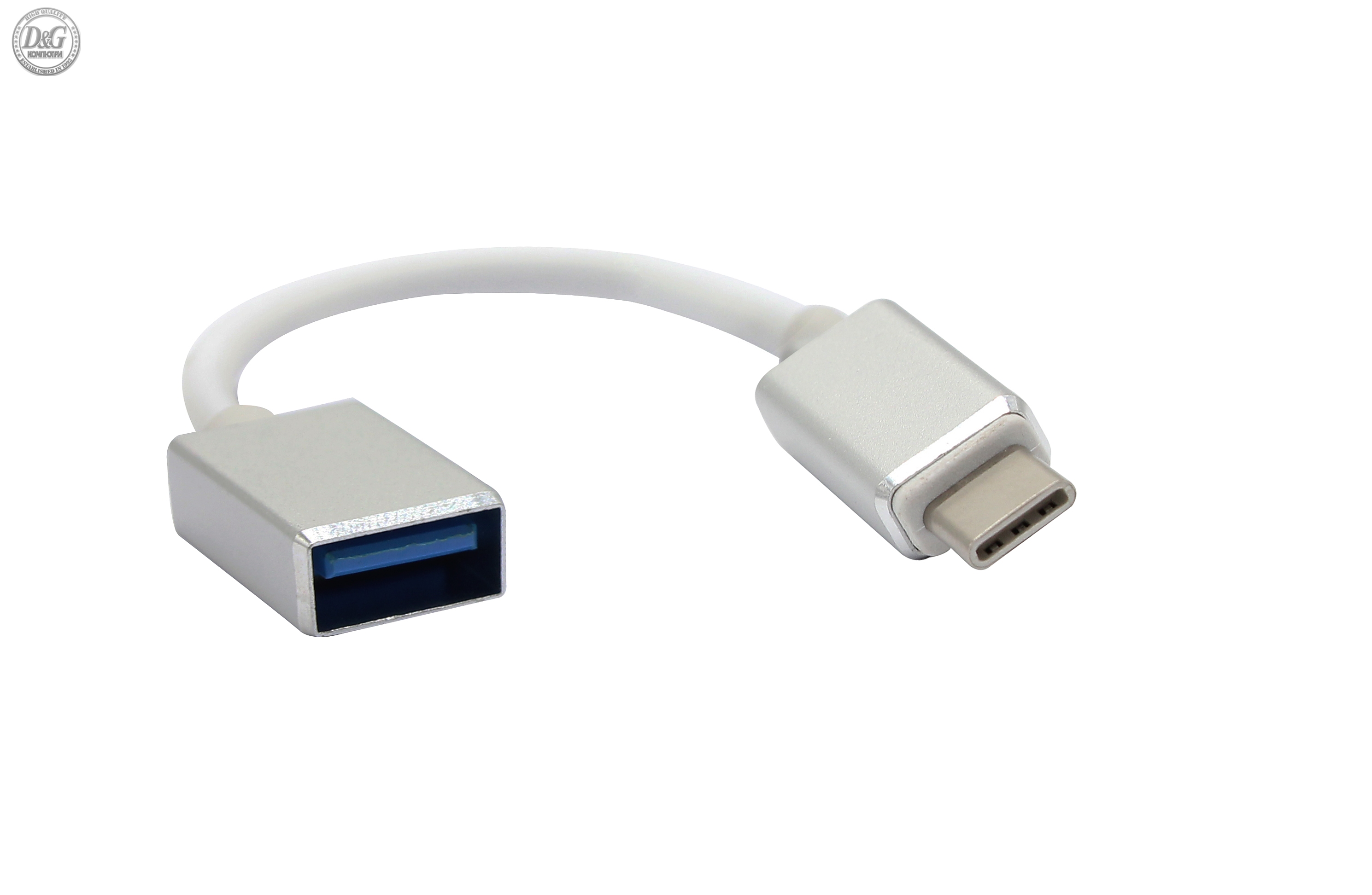 VCom Адаптер Adapter OTG USB3.1 type C / USB2.0 AF - CU404-0.2m