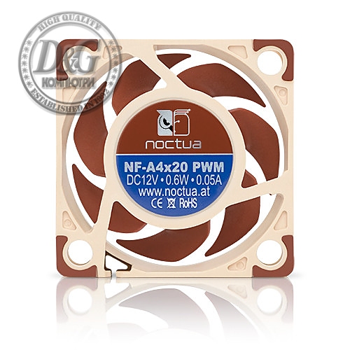 Noctua Вентилатор Fan 40x40x20mm - NF-A4x20-PWM