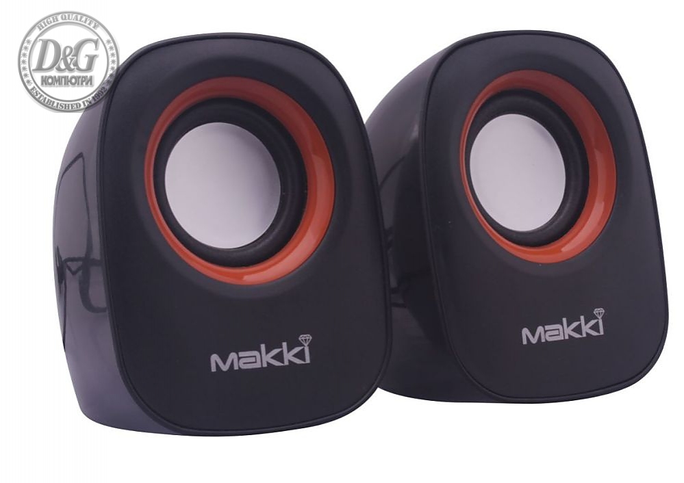 Makki Тонколони Speakers 2.0 USB - MAKKI-SP2-017