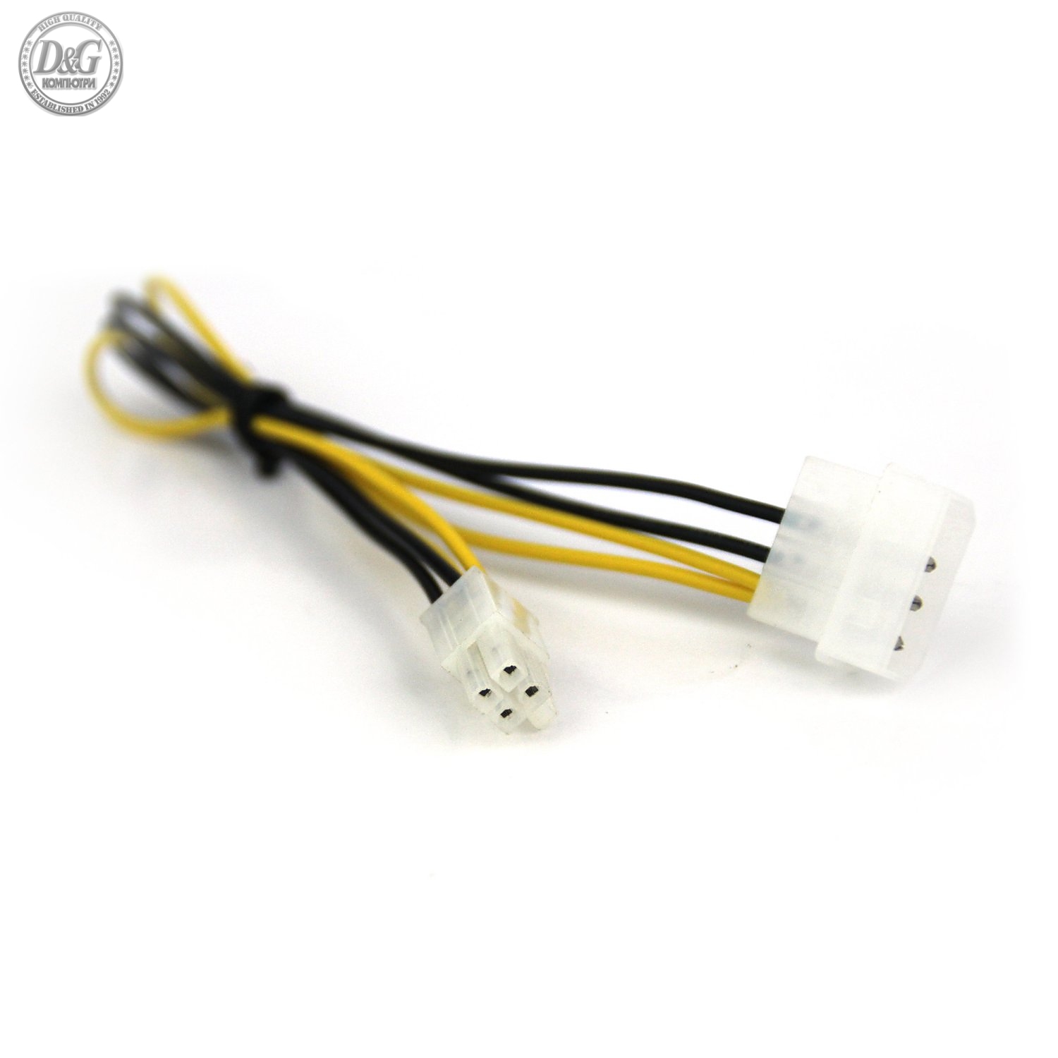 VCom Адаптер Adapter Molex Male to 4Pin P4 ATX - CE309-0.3m