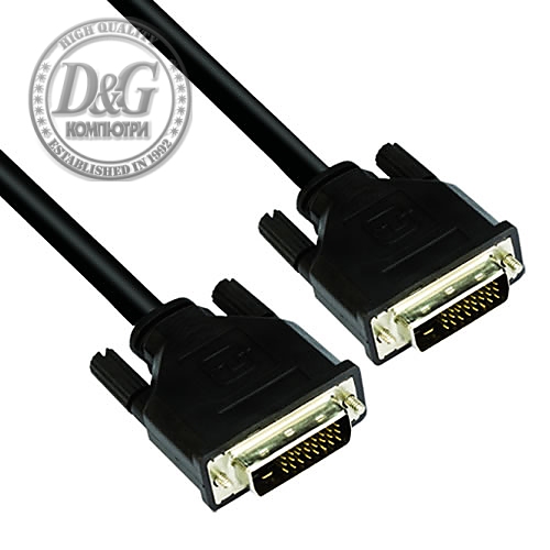 VCom Кабел DVI 24+1 Dual Link M / M - CG441-5m