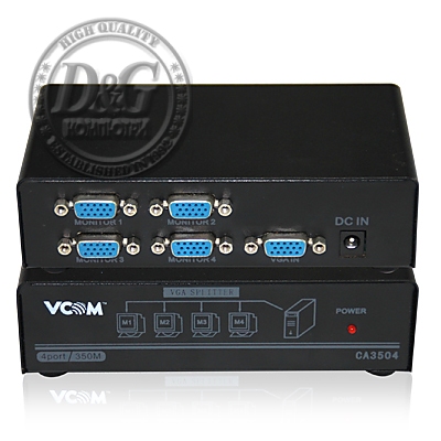 VCom Сплитер VGA Splitter 1x4 - DD134