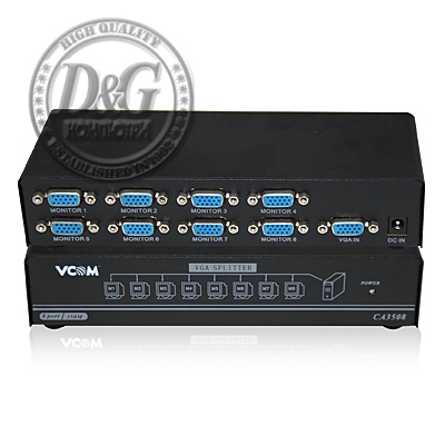 VCom Сплитер VGA Splitter 1x8 - DD138