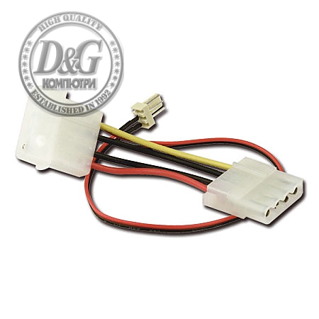 VCom Преходник Fan molex to 3pin - CE316-0.2m