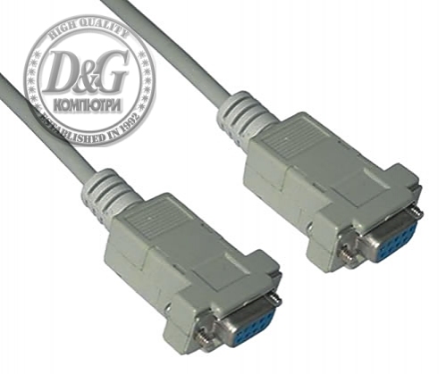 VCom Кабел Serial Port DB9 4C Molded F / F - CM043-1.5m