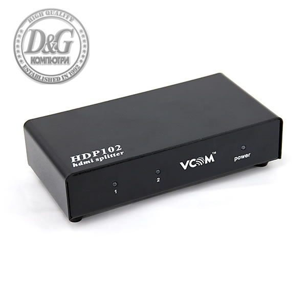 VCom Сплитер HDMI SPLITTER Multiplier 1x2 - DD412A