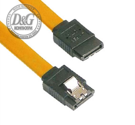 VCom Кабел SATA Cable W/Lock - CH302-Y 0.45m