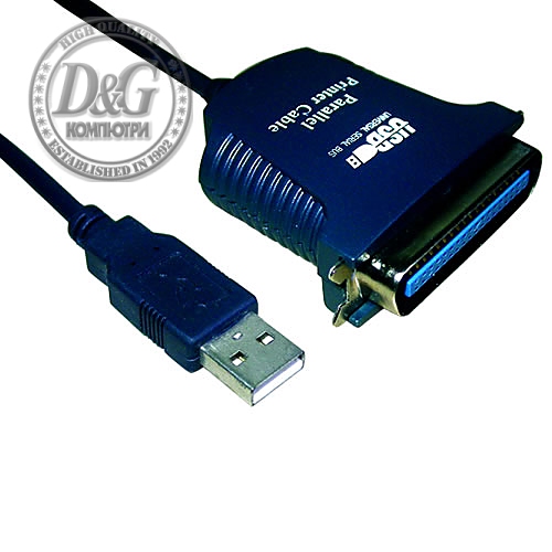 VCom Кабел USB to Printer LPT - CU806-1.2m