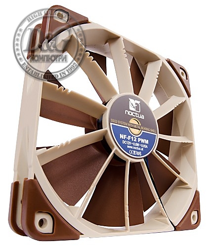 Noctua Вентилатор Fan 120mm NF-F12 PWM