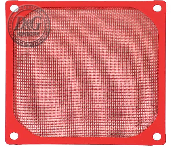 Evercool Филтър Fan Filter Metal Red - 92mm